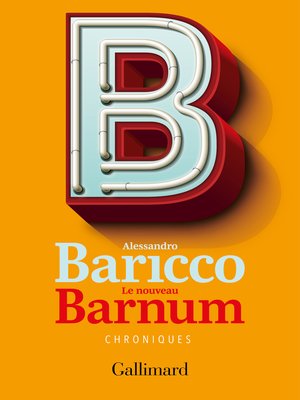 cover image of Le nouveau Barnum